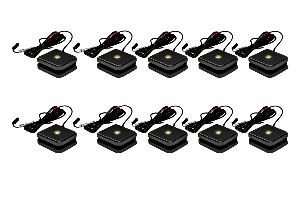CASØ LED Lights for Wooden Shelves, 10 Pieces