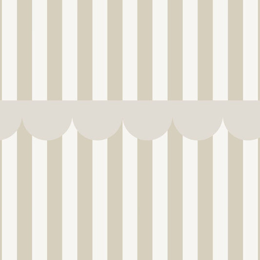 Simple Rustic Beige White Wallpaper