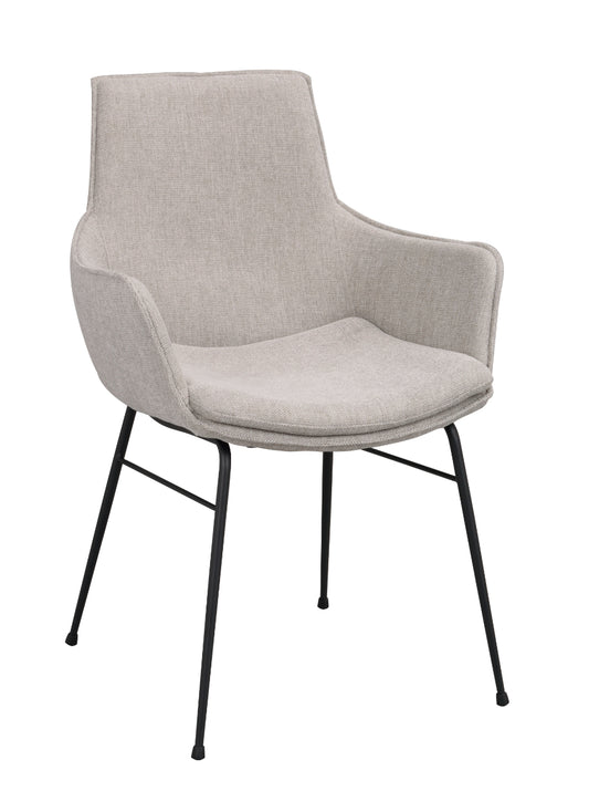 Rowico LOWELL Grey Armchair - Set of 2