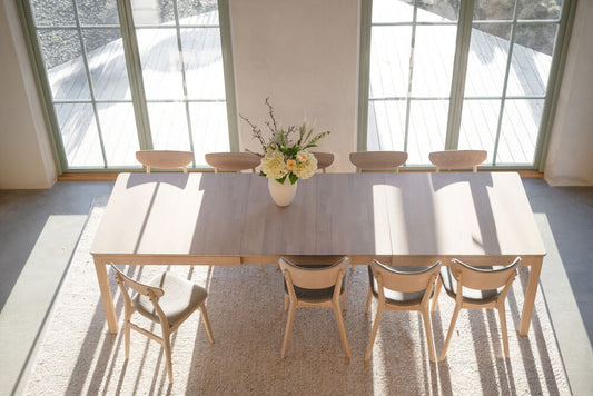 Rowico Gardner Dining Table, White Pigmented Oak, 200 to 300 cm