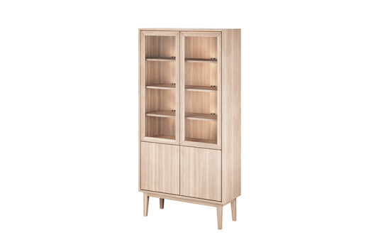 CASØ BROHOLM Display Cabinet with Wooden Doors 100CM