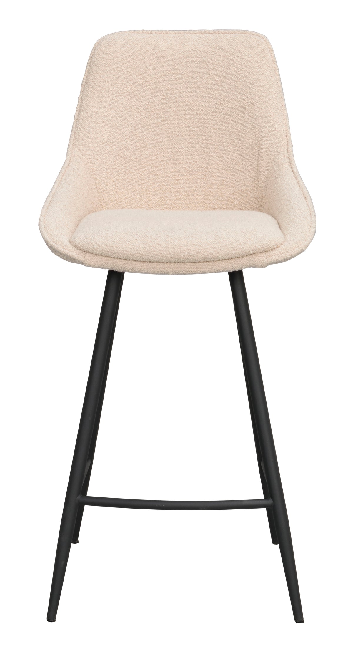 Sierra Bar Chair (2-Pack) – Beige Bouclé – 1