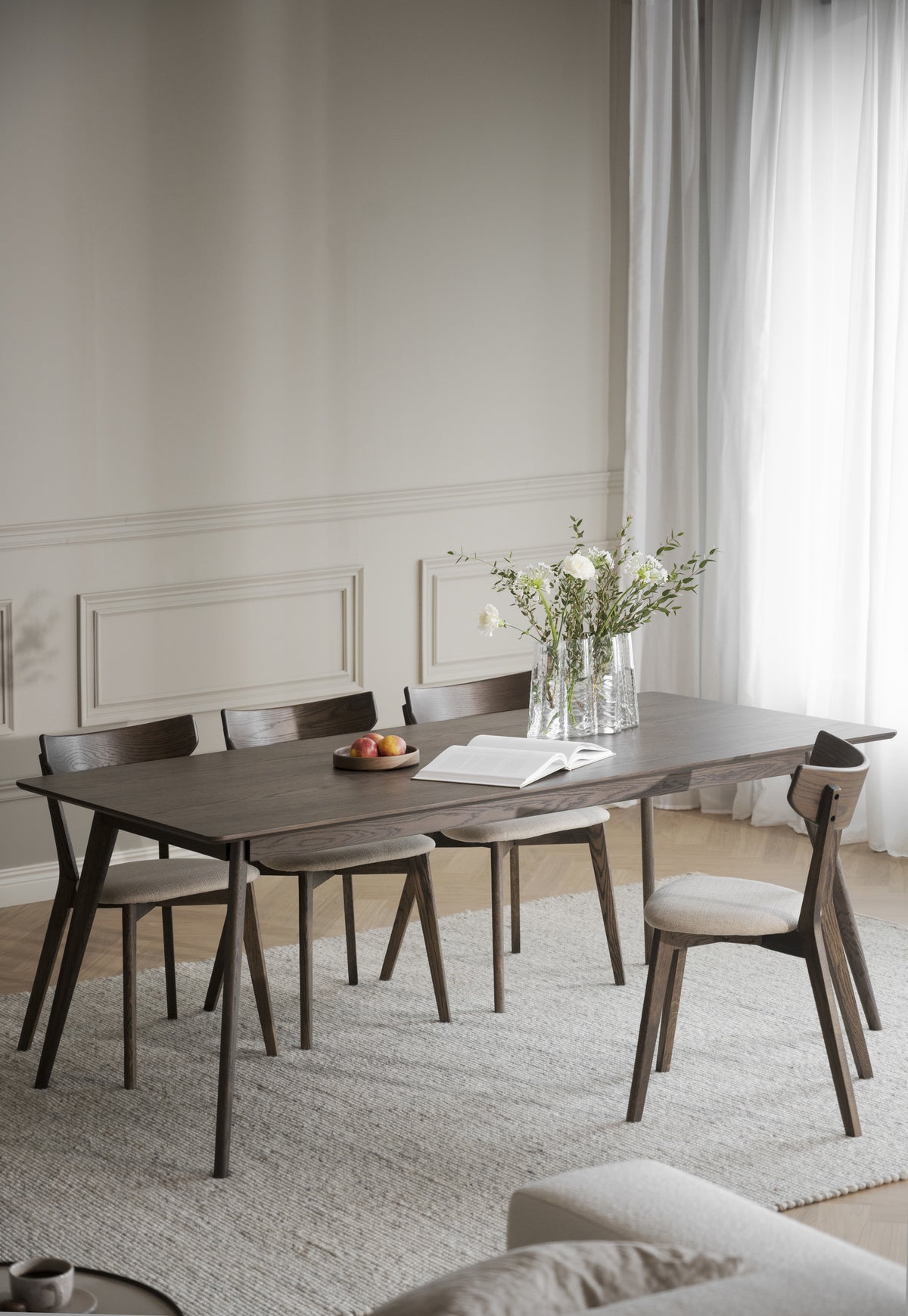 YUMI Brown Extending Table 190/280CM – Standard table – 190 cm – 2