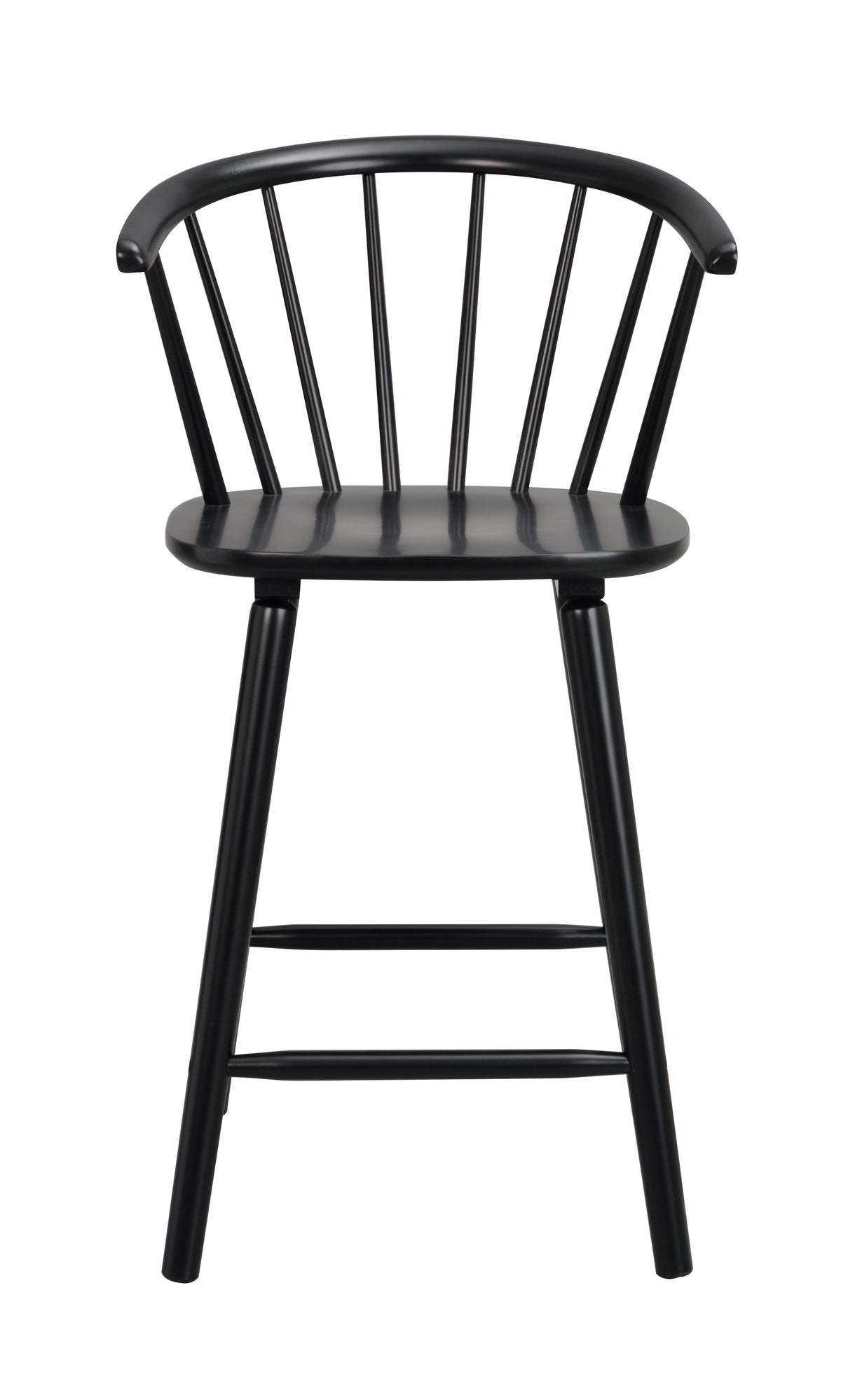 CARMEN Bar Chair Set of 2 – black – 1