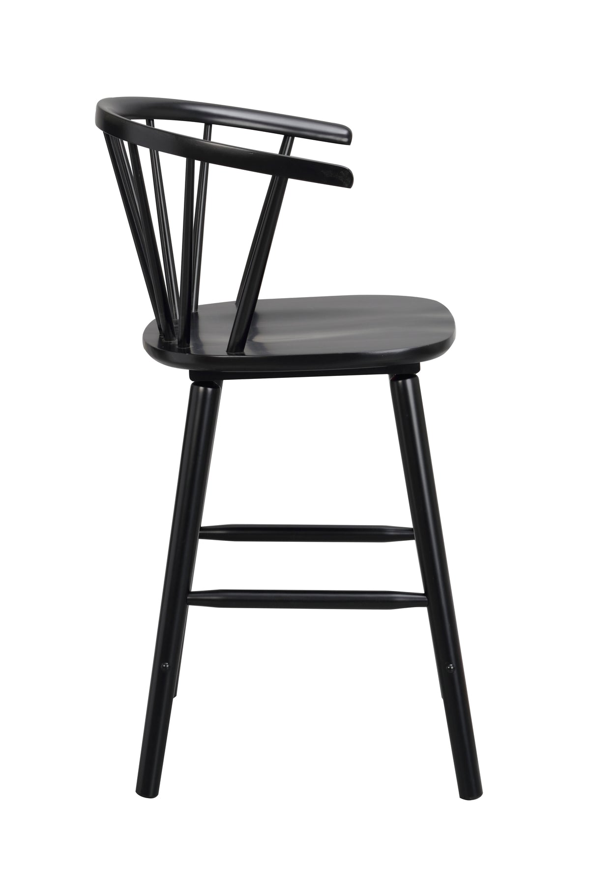 CARMEN Bar Chair Set of 2 – black – 8