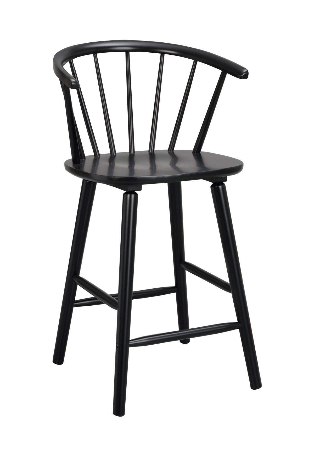 CARMEN Bar Chair Set of 2 – black – 7