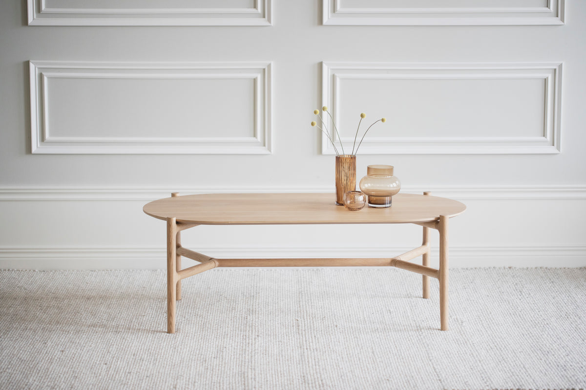 HOLTON Oak Oval Coffee Table 130CM – Default Title – 3