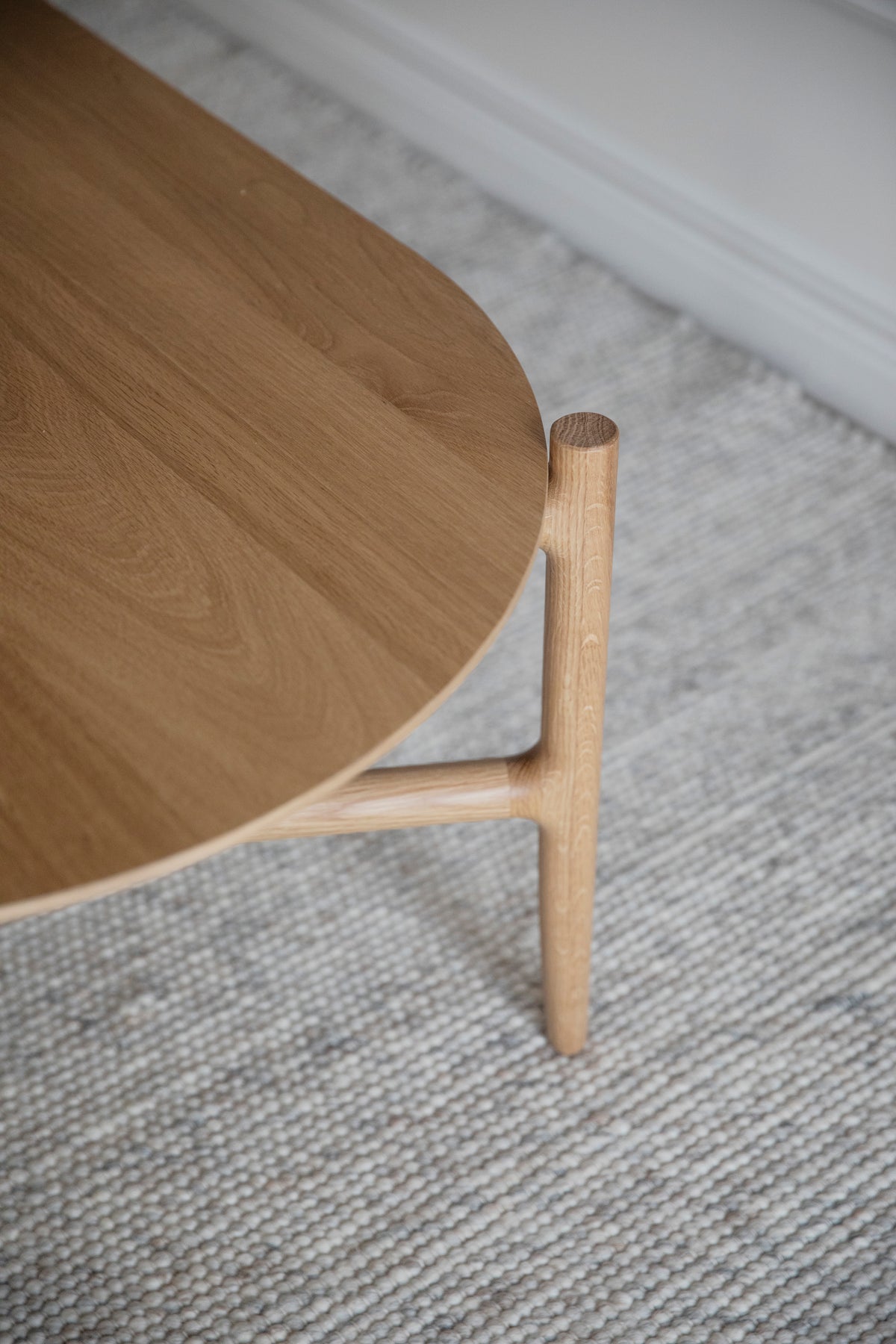 HOLTON Oak Oval Coffee Table 130CM – Default Title – 5