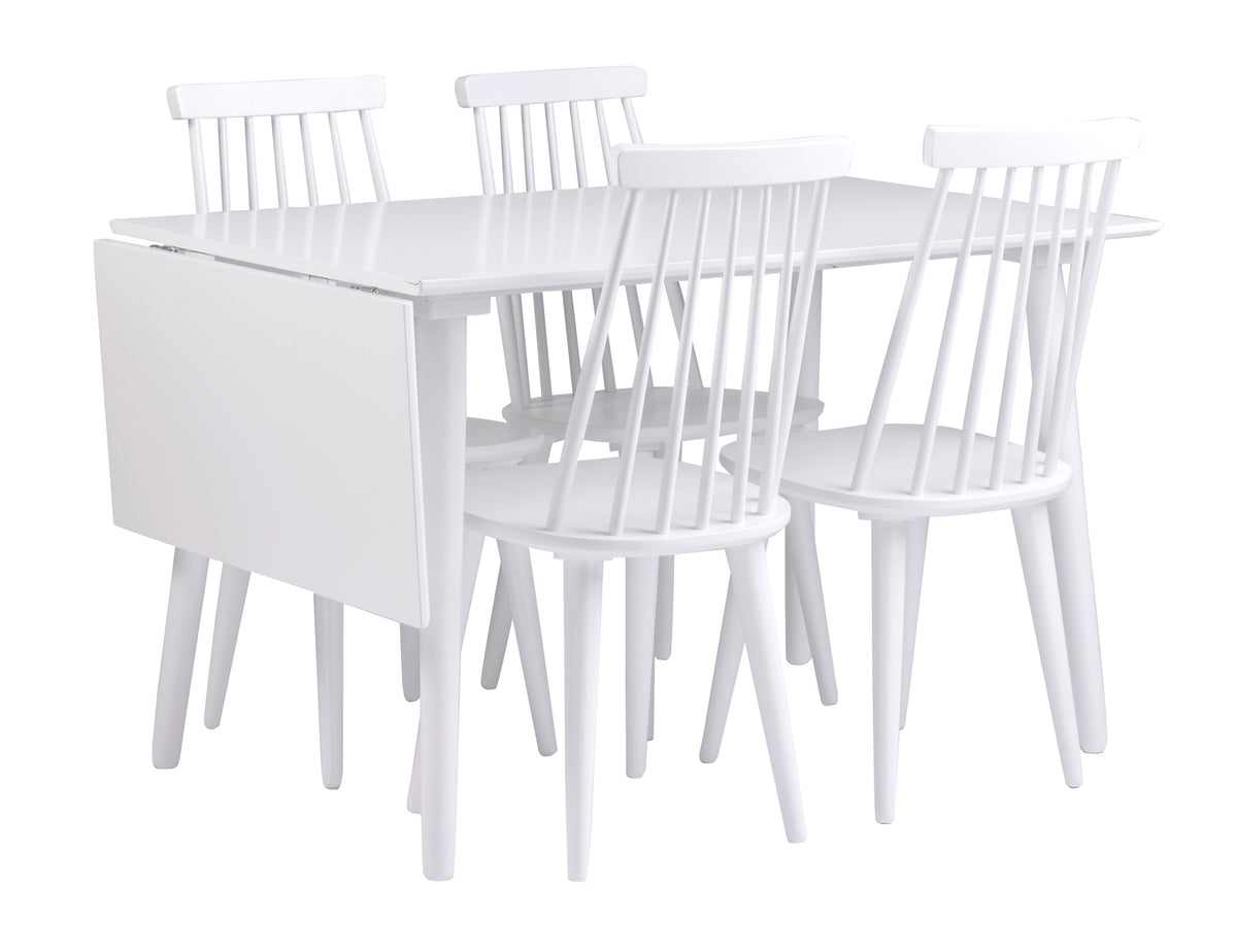 LOTTA Drop-Leaf Dining Table 80 CM & 120 CM – Large – 120 x 80 cm – 7