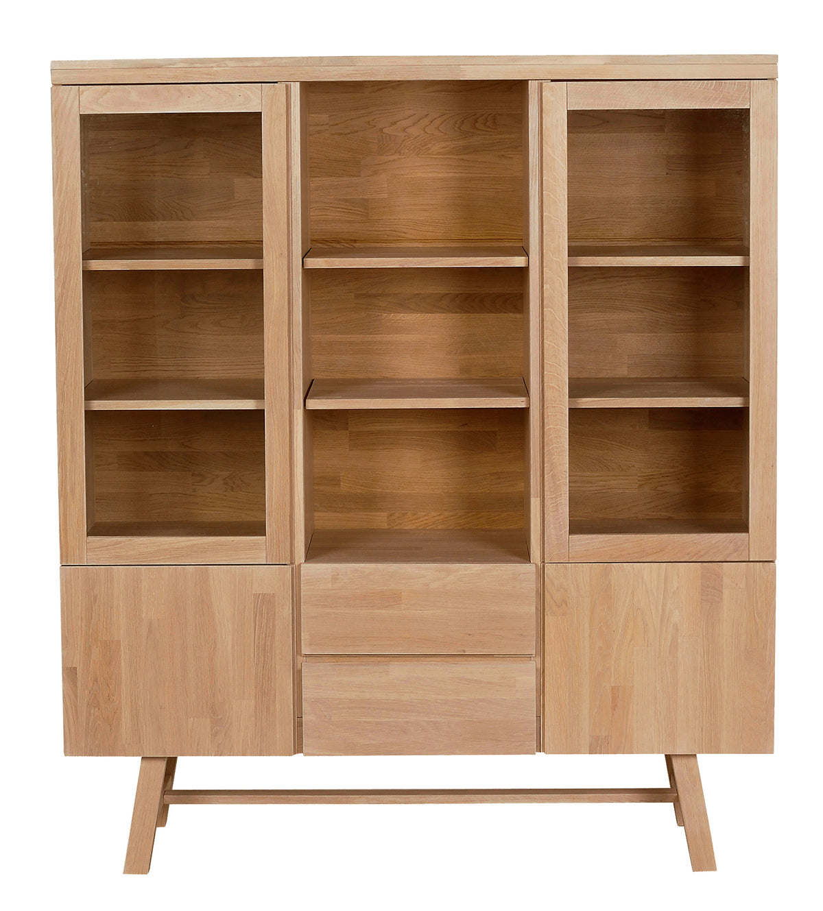 BROOKLYN Oak Vitrine 130 CM – Oak – 1