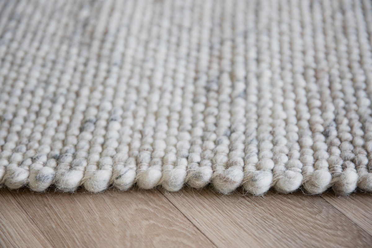 AUCKLAND Wool Round Carpet Ø250 – nature wool – 5
