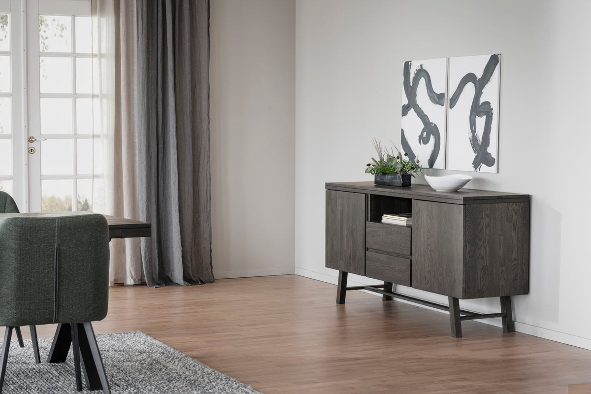 BROOKLYN Sideboard 160CM – Brushed Dark Stained – dining room setting