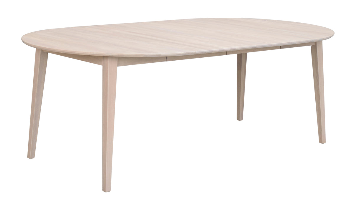 FILIPPA Round Extending Table 120CM/165CM/210CM – Standard Extending Table 120CM/165CM / Whitewashed oak – 10