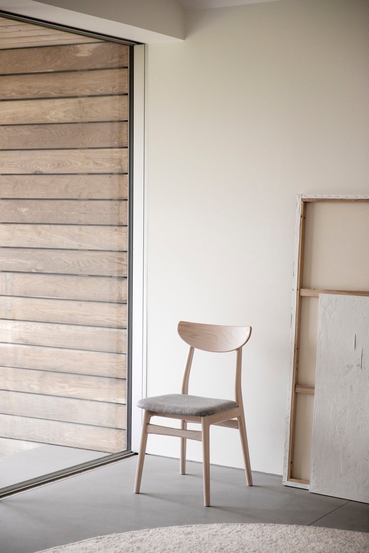 RODHAM Set of 2 Chairs – white wash oak/light grey – 6