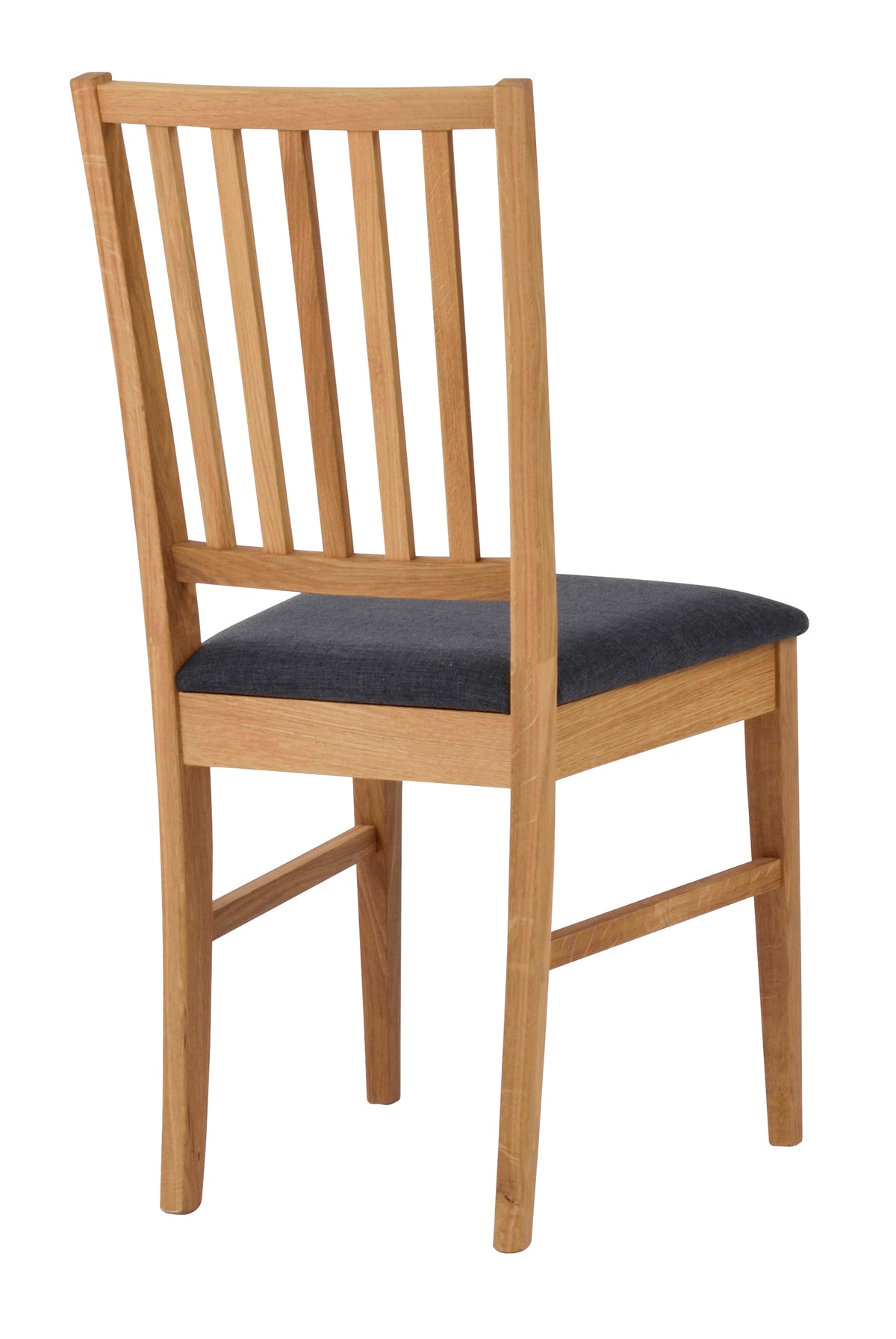 FILIPPA Set of 2 Chairs – Oak/grey fabric – 5