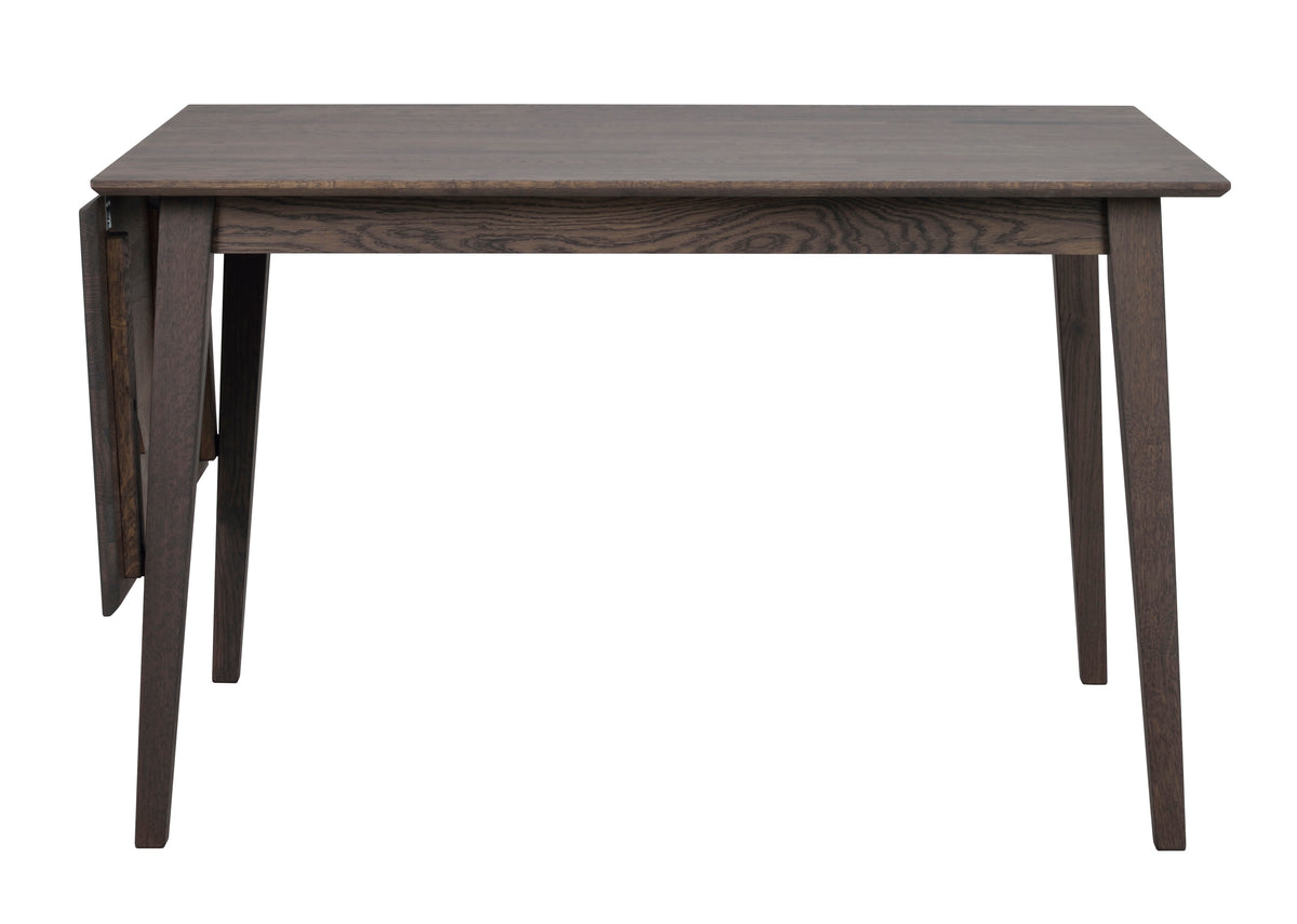 FILIPPA Drop Leaf Table 80CM & 120CM – Dark Brown Oak / Large 120CM – 1