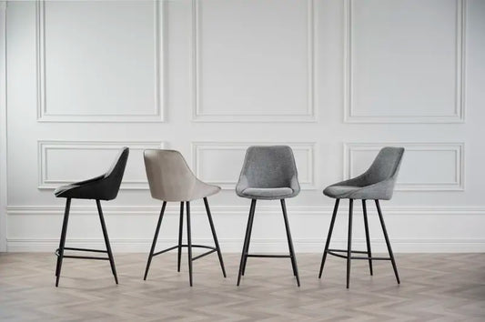 Rowico Sierra Bar Chair in Dark Grey (2-Pack)