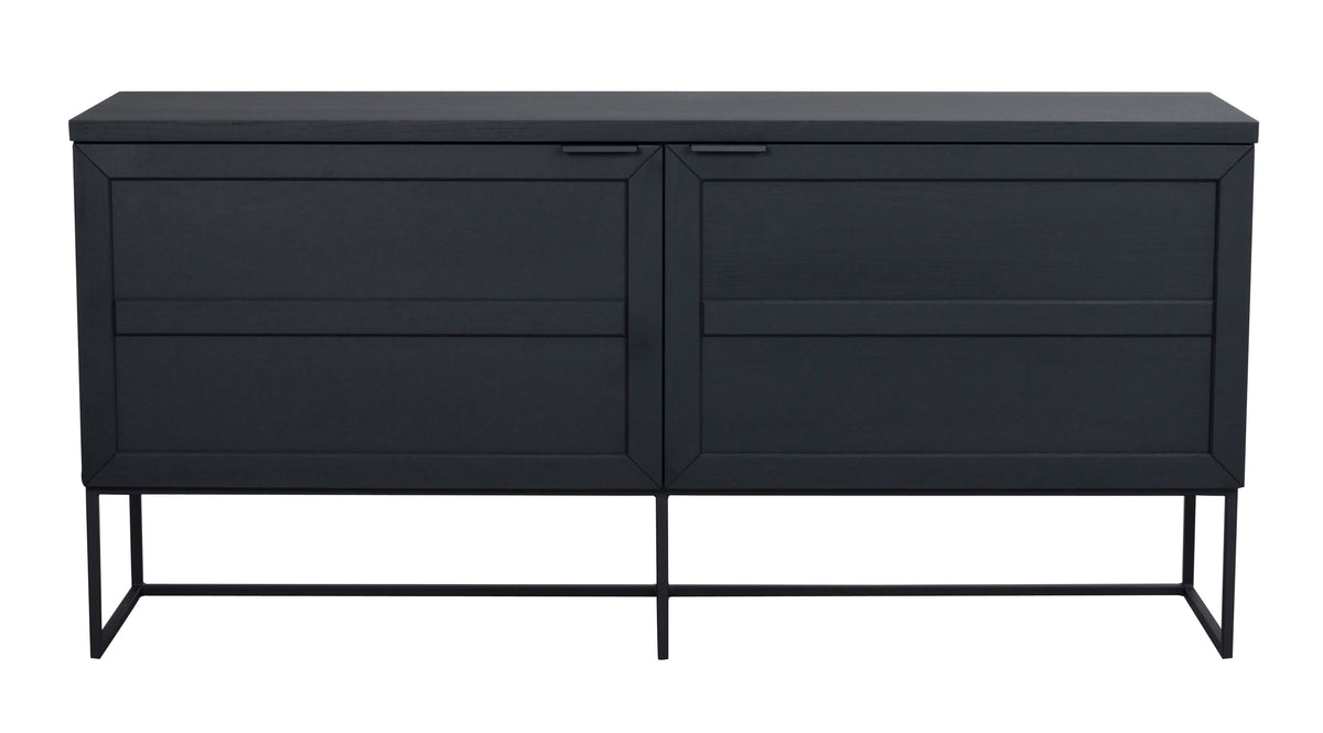 EVERETT Oak Sideboard 160CM – Black Stained Oak – 1