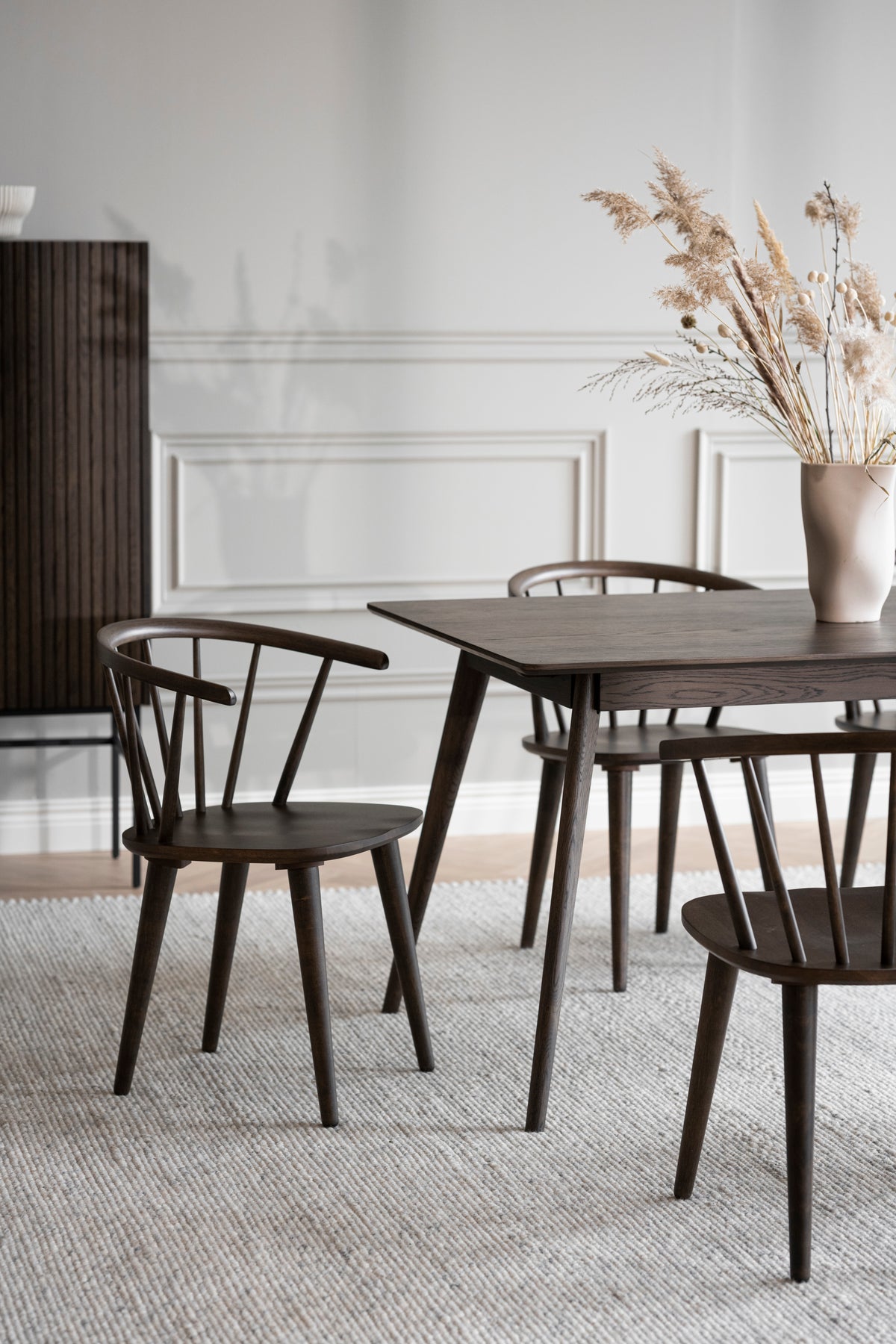 CARMEN Set of 2 Chairs – 2 Brown Chairs – 5