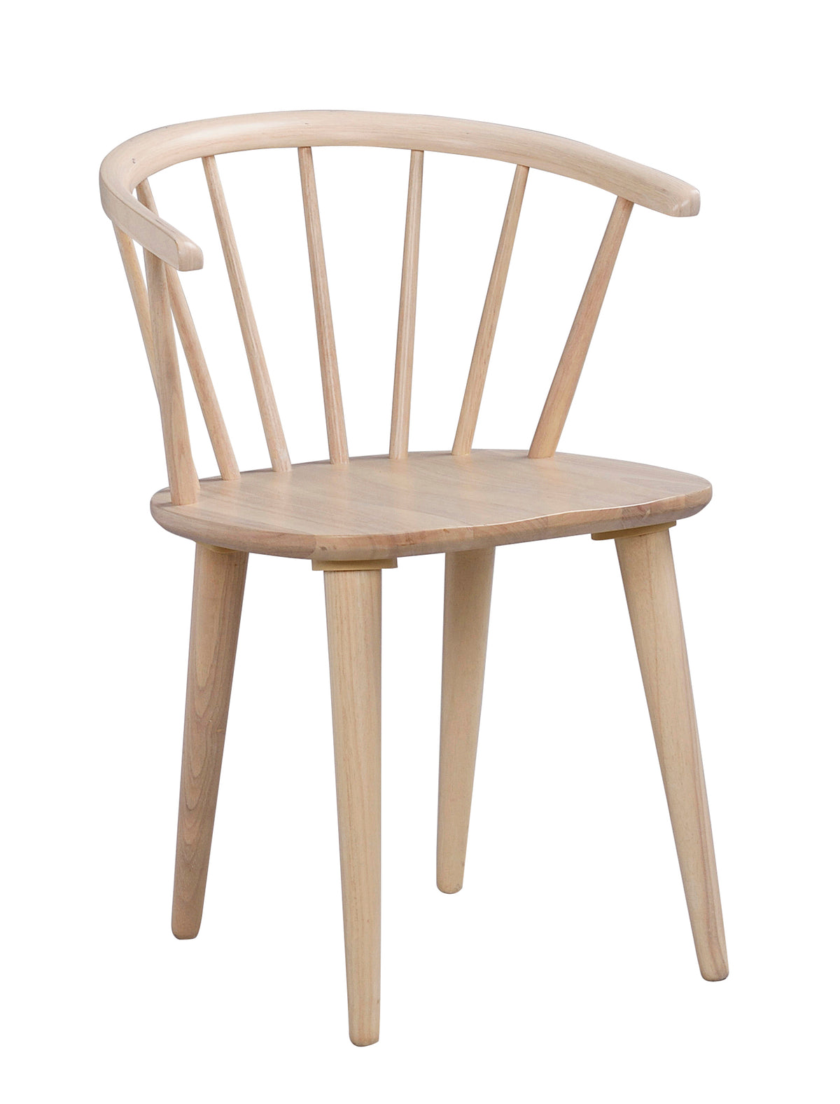 CARMEN Set of 2 Chairs – 2 Whitewashed Oak Chairs – 1