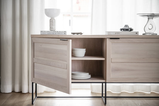 EVERETT Oak Sideboard 160CM – Whitewashed Oak – 3