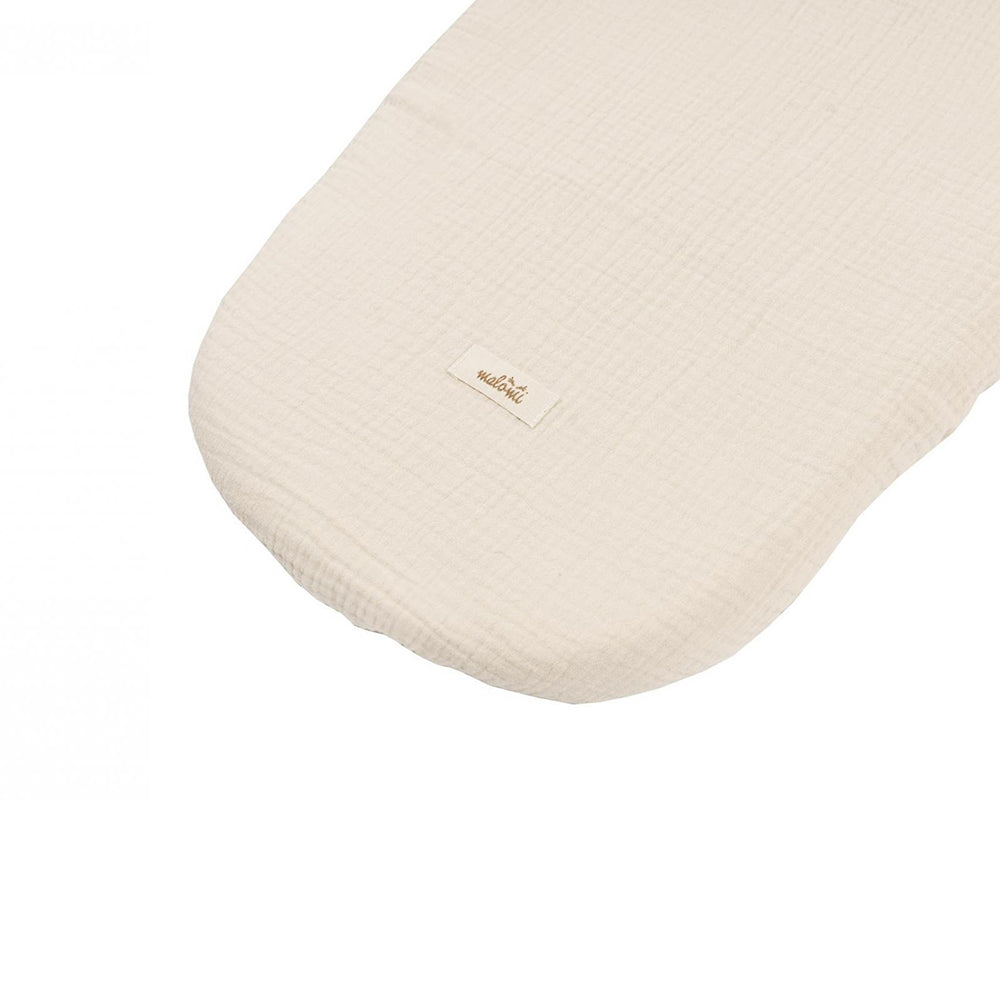 Organic Moses Basket Sheets, 2-Pack Camel / Natural by Malomi Kids