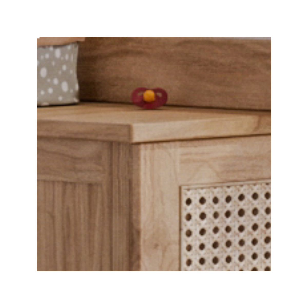 NAMI BOIS Chest of Drawers - Natural / Rattan