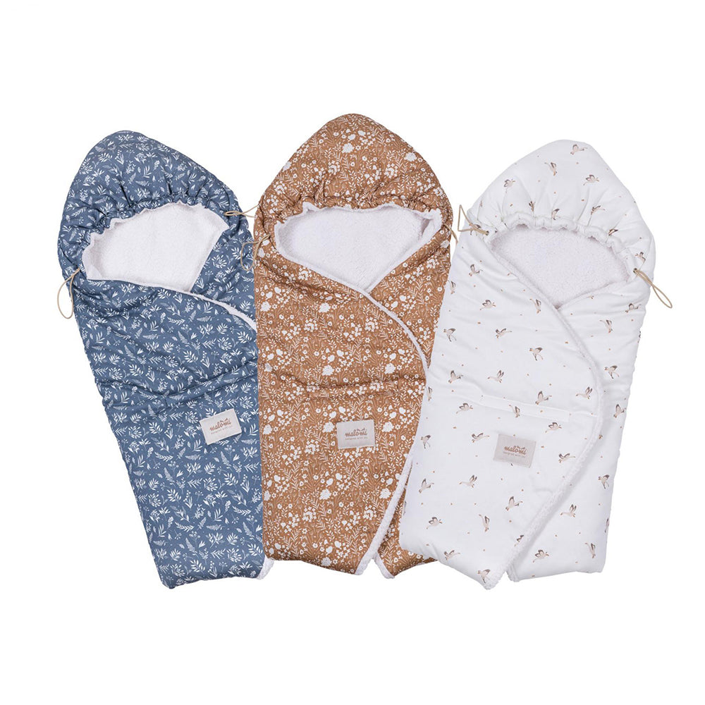 Organic Cotton Car Seat Swaddle by Malomi Kids