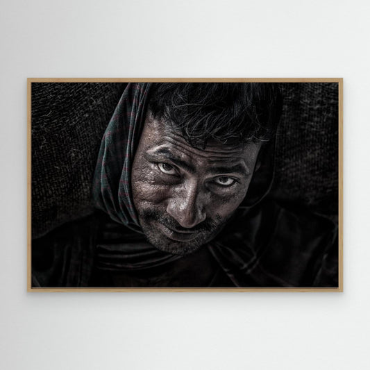 Unloading a truck with bags of salt. by Joxe Inazio Kuesta Garmendia