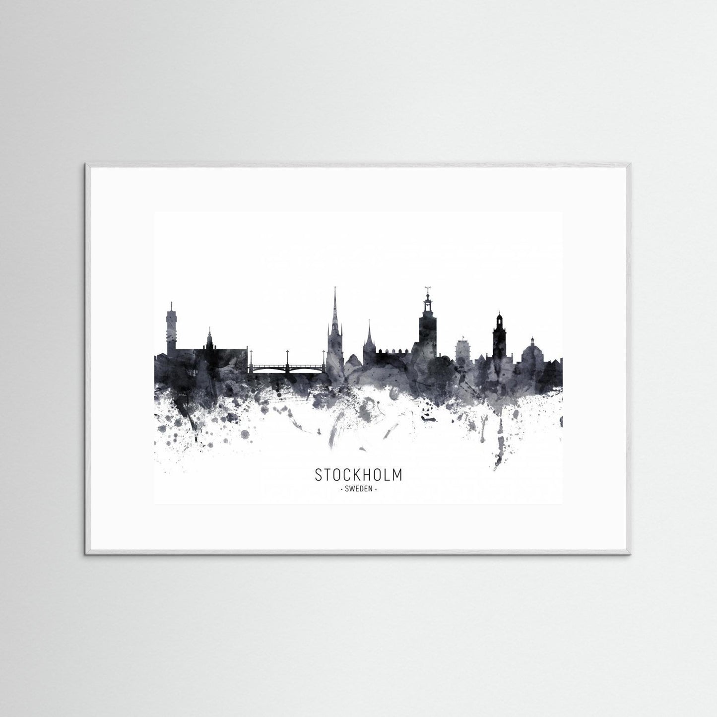 Stockholm Sweden Skyline by Michael Tompsett