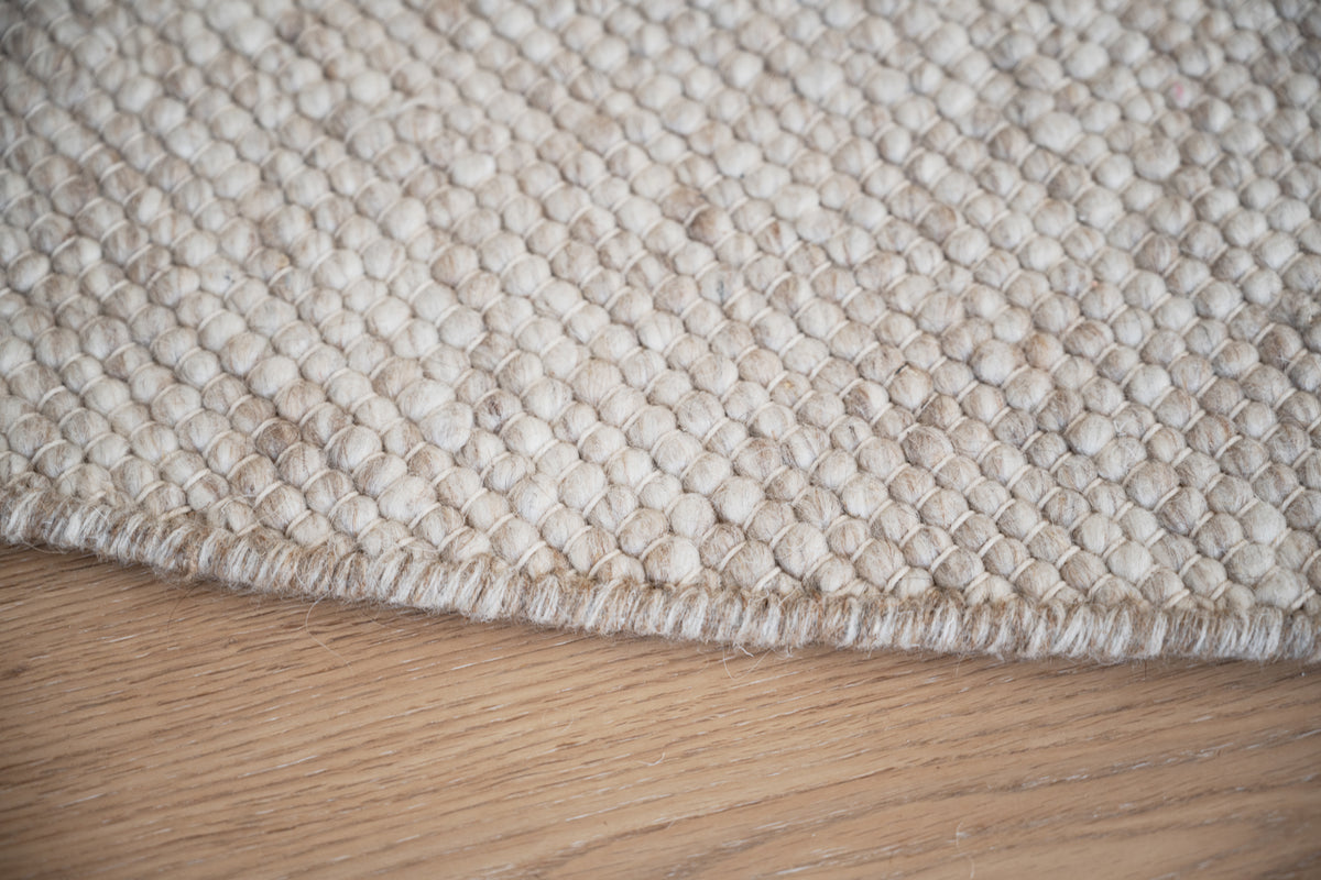 AUCKLAND Wool Round Carpet Ø250 – beige wool – 4