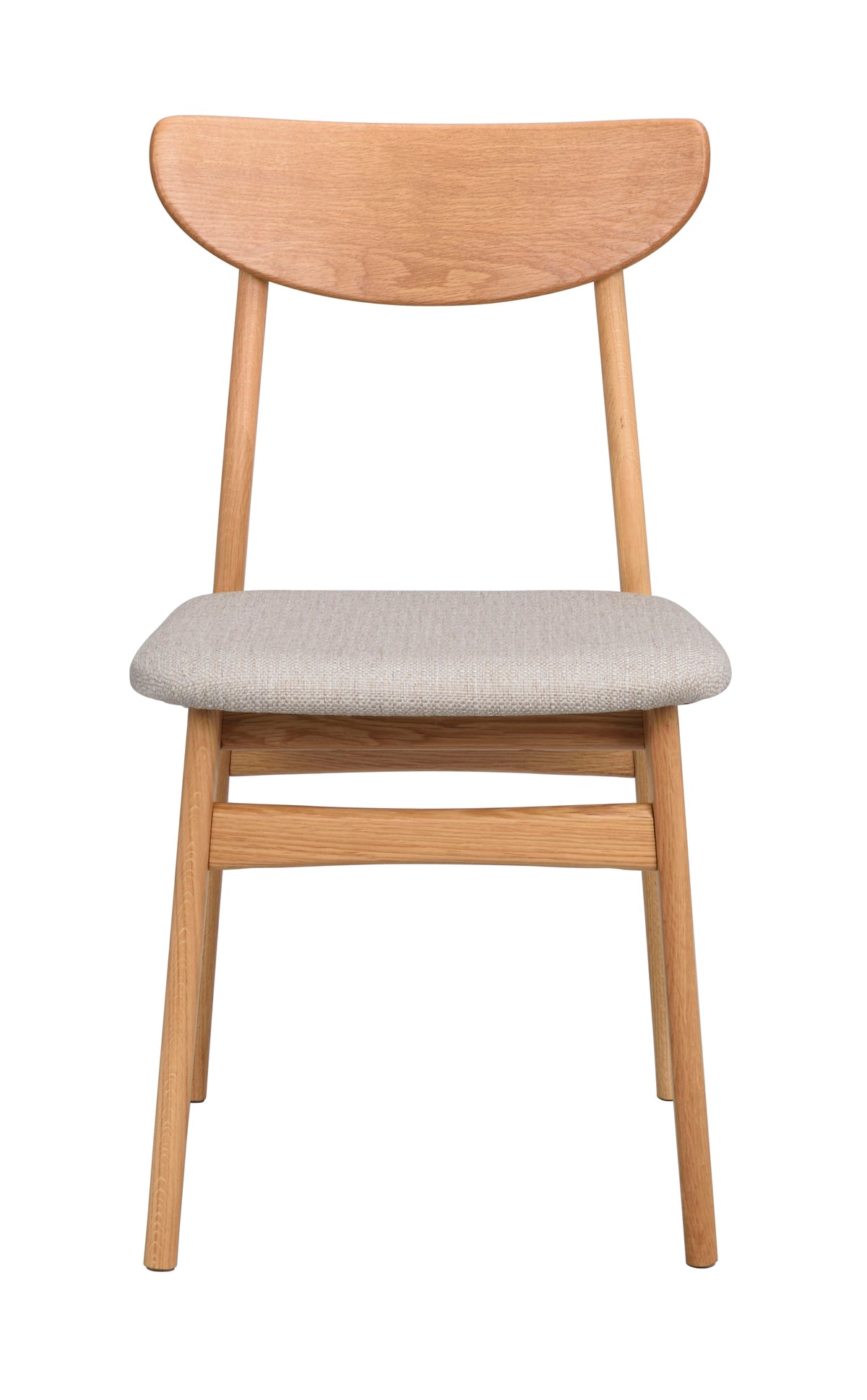 RODHAM Set of 2 Chairs – oak/grey beige – 1