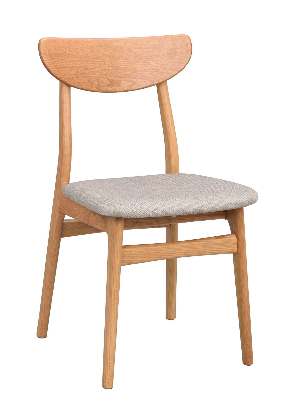 RODHAM Set of 2 Chairs – oak/grey beige – 8