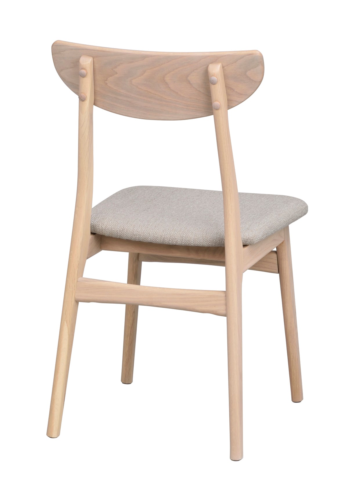 RODHAM Set of 2 Chairs – white wash oak/grey beige – 10