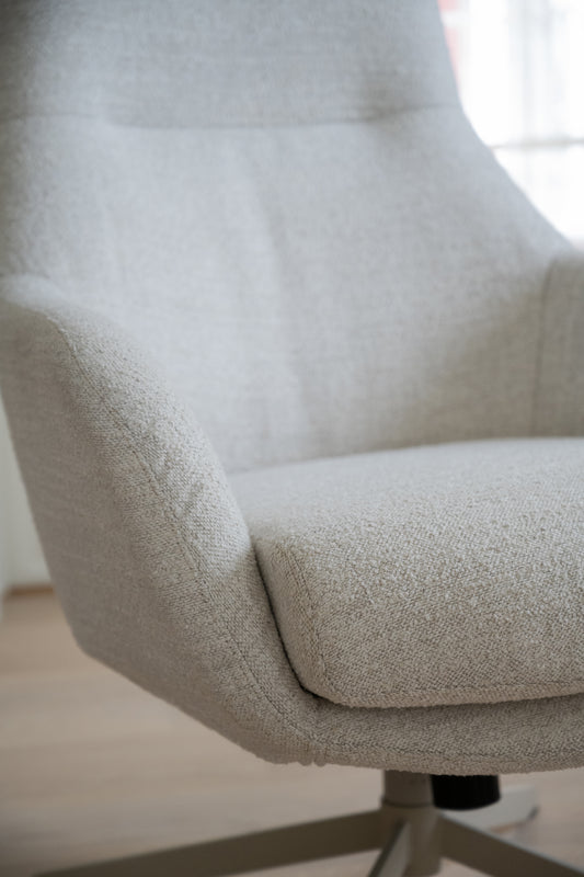 Conroe Swivel Armchair – Light Beige – Default Title – 3
