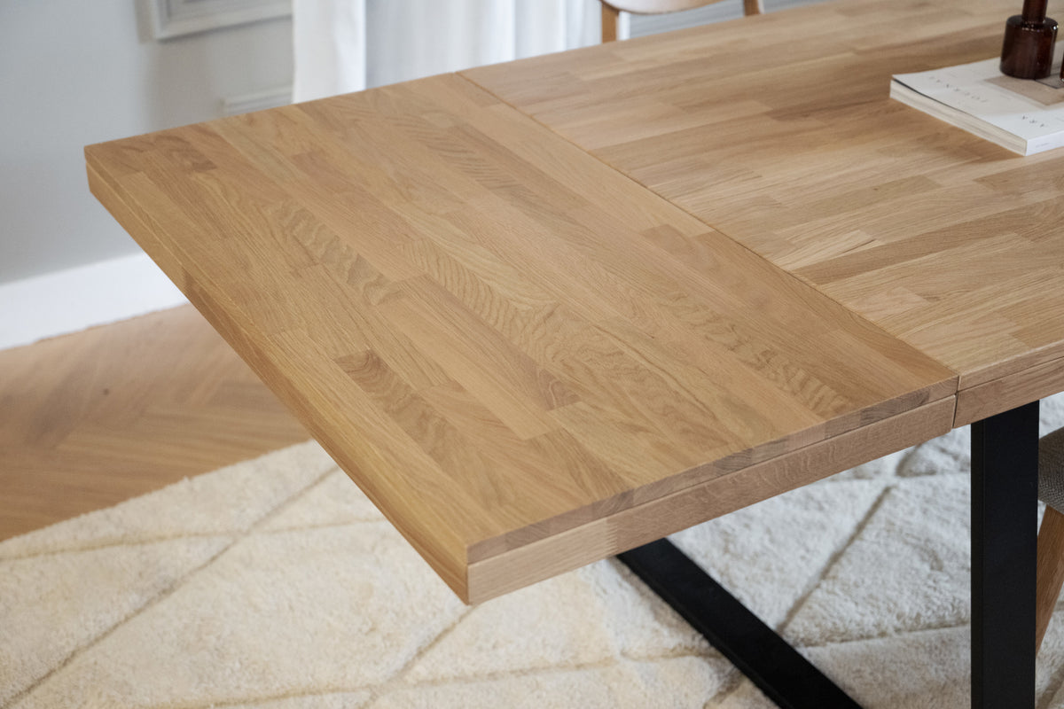 BROOKLYN Extension Plate 50CM – lacquered oak – 2