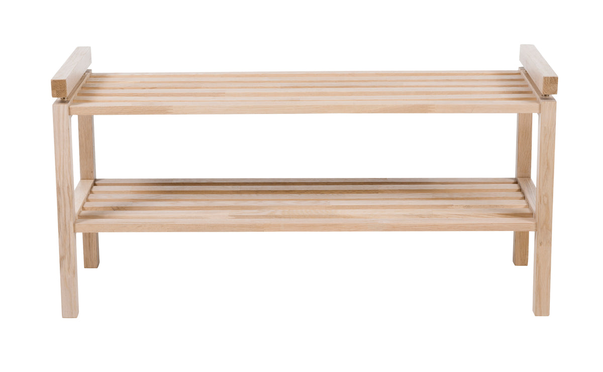 CONFETTI Shoe Rack – Whitewashed oak – 1