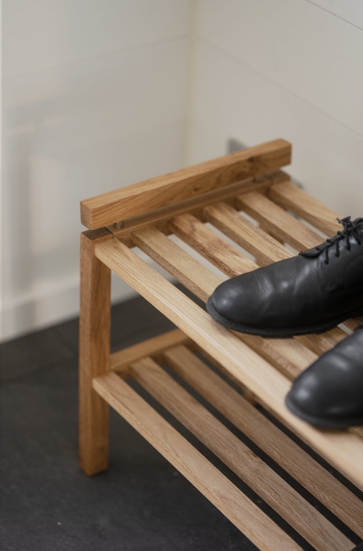 CONFETTI Shoe Rack – Oak – 5
