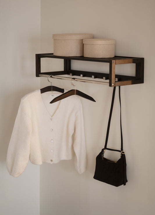 Confetti Coat Hanger (Set of 2) – Brown Oak – 3