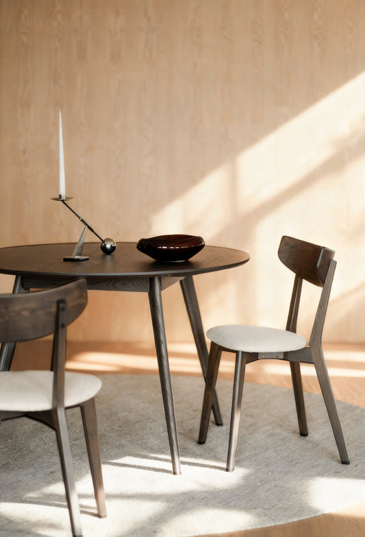 YUMI Round Brown Table 115CM – Default Title – 3