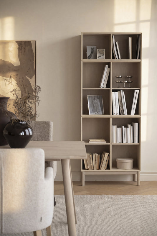Scottsdale Wall Shelf 2-Cube – Whitewash Oak – 4