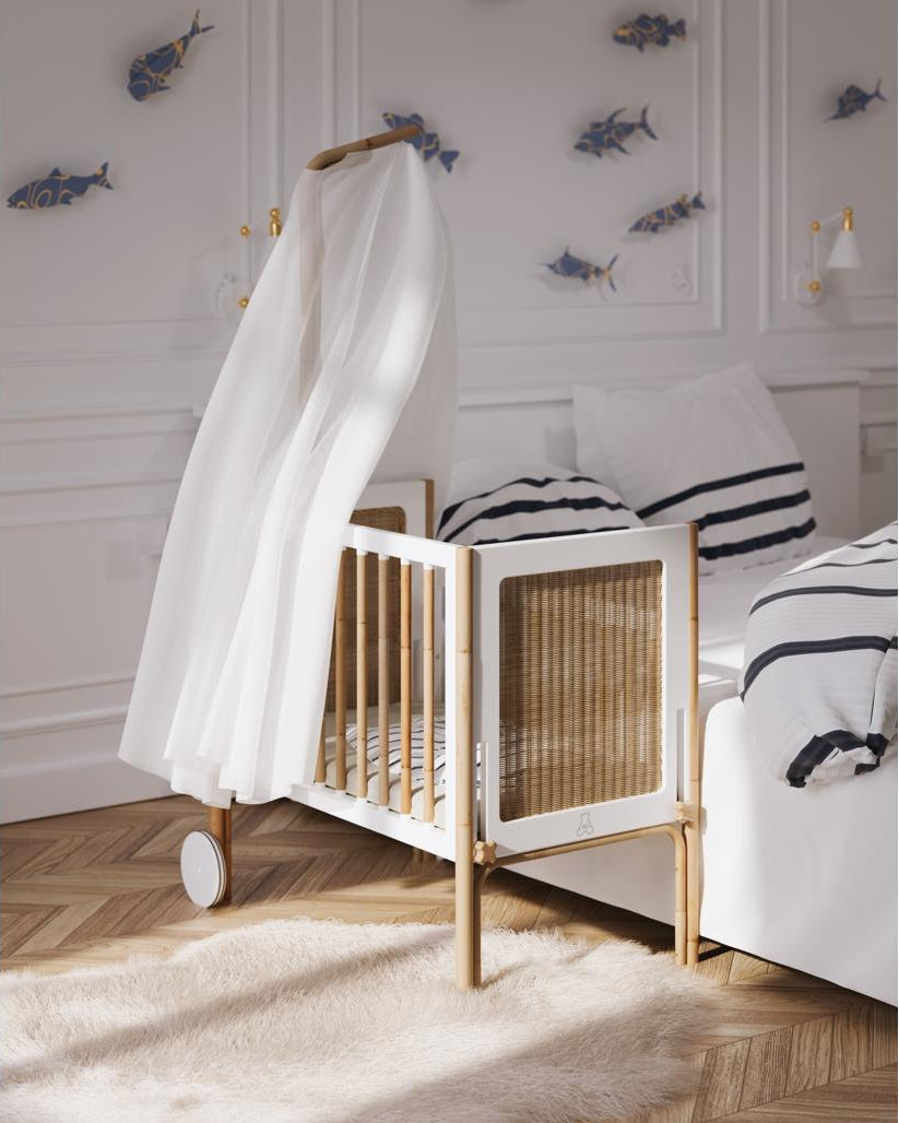 Oceania Co-Sleeping Cradle - Neige