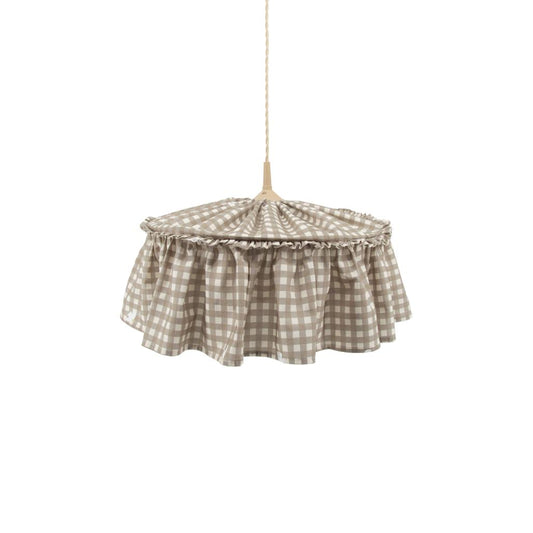 Countryside Check Fabric Lampshade by Malomi Kids