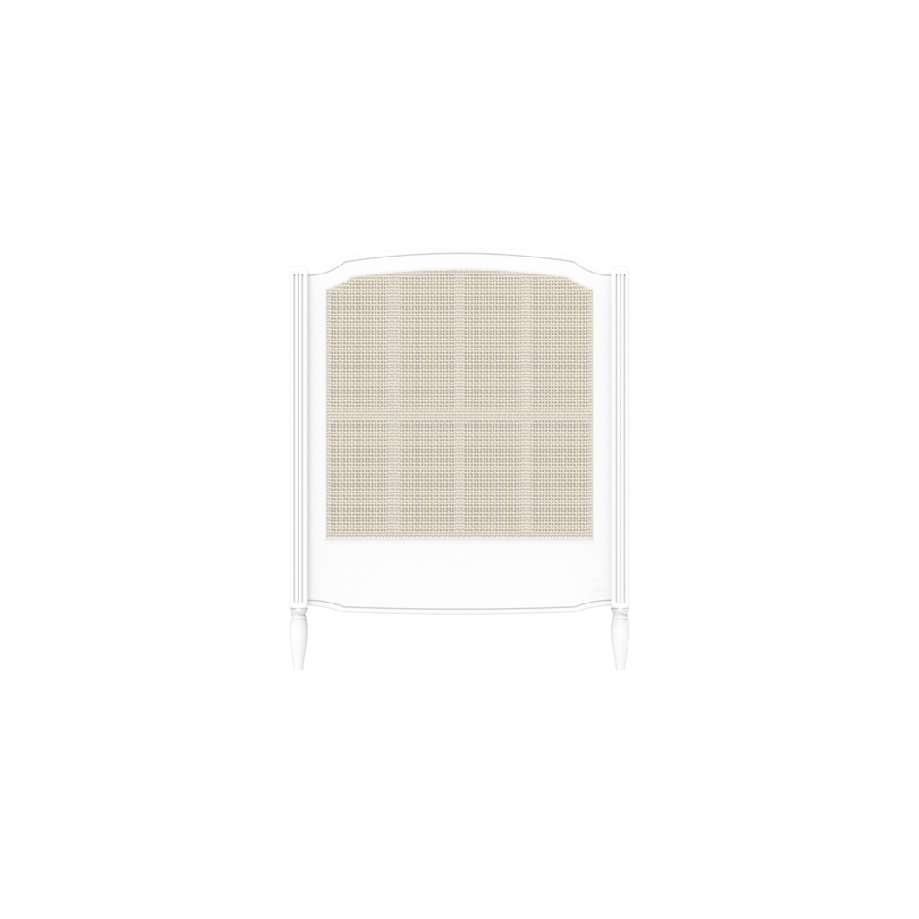 HERMIONE NEIGE Evolutive Bed 70 × 140 cm – From Crib to Junior Bed