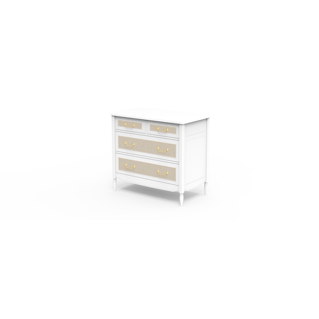 HERMIONE Chest of Drawers - Neige