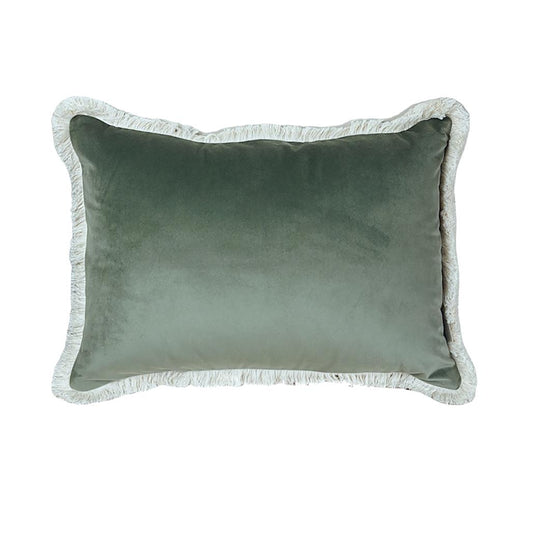 Velvet Cushion with Fringe by Malomi Kids