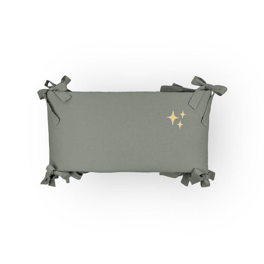Washed Cotton Stars Cot Bumper by Malomi Kids