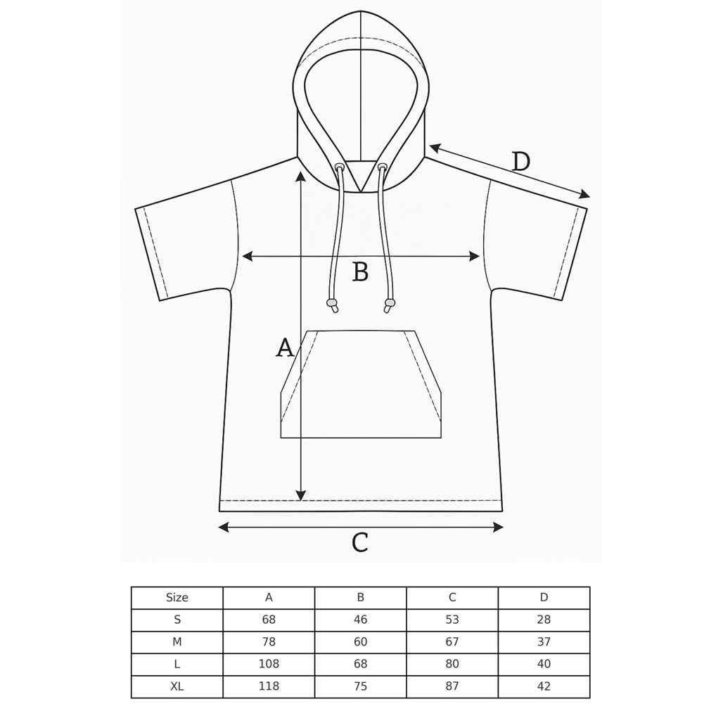 Bamboo Terry Beach Poncho by Malomi Kids