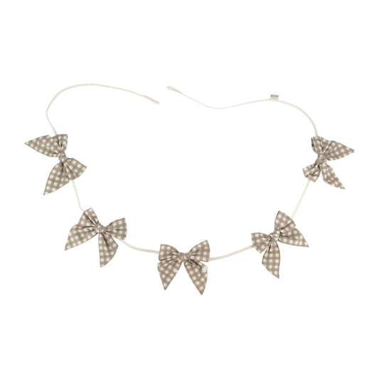 Countryside Check Bow Garland by Malomi Kids