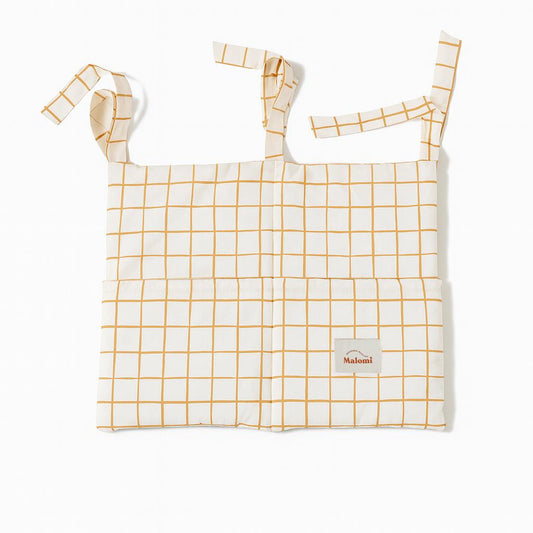 Camel Check Cot Organiser by Malomi Kids
